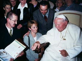 Katarzena & Witold receives interest and the blessing of the Pope