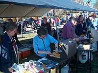 An all day cook out at the Polish/Kashub Festival