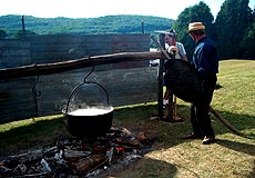 Boiling water for potatoes